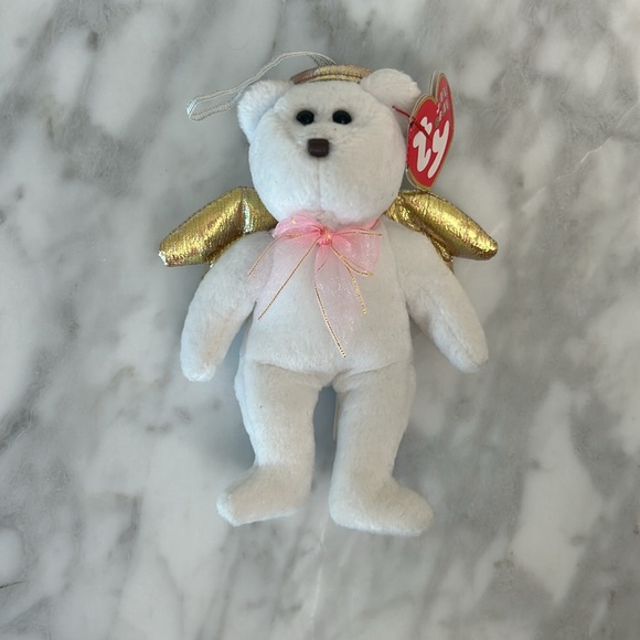 5/$15 NWT TY Beanie Baby Jingle Beanies Halo ll Angle Bear - Picture 3 of 5